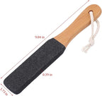 2 Pieces Foot File Callus Remover Heel Grater Wooden Handle Foot Scrubber - Image 6