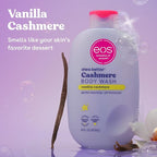 eos Travel Vanilla Cashmere Body Wash- Travel Size Body Wash, Moisturizing - Image 2