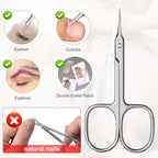 CGBE Cuticle Scissors Extra Fine Curved Blade, Super Slim Manicure Scissors - Image 5