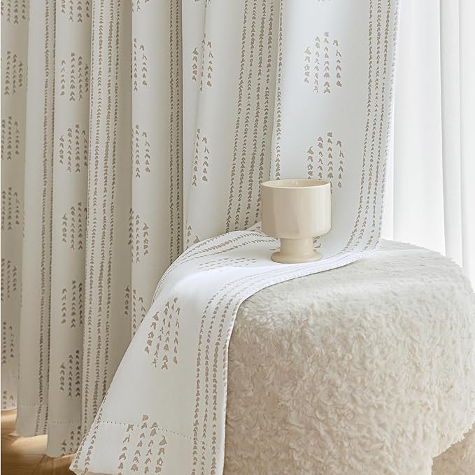 100% Boho Blackout Curtains 90 Inches Long - Image 7
