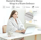 SNUGSUN Heated Blanket Throw Size, Soft and Cozy Electric Heating Blanket - Image 3