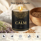 WarmEmbrace Lavender Scented Candles, 9 Oz Jar Candles - Image 4