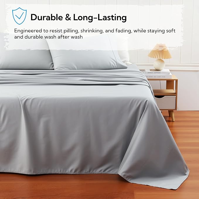 Cotton Flat Sheets Only, 600 TC 100% Cotton Flat Sheet Top Sheet Only, Twin - Image 5