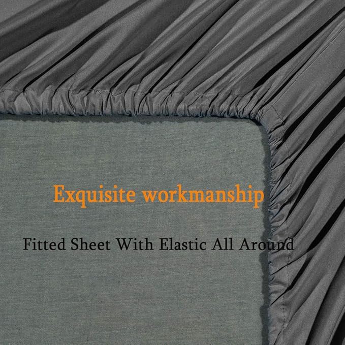 SONORO KATE Bed Sheet Set Super Soft Microfiber 1800 Thread Count Luxury - Image 6