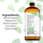 Ola Prima Peppermint Essential Oil Therapeutic Grade 16 oz - Image 2