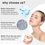 Permotary 30 Pairs Gel Collagen Eye Pads, Crystal Collagen Under Eye Mask - Image 6