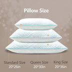 Pillows King Size Set of 2 Cooling Memory Foam Pillows - Image 8