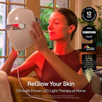 Ulike ReGlow LED Face Mask, Remote Control, Eye Protection, Home Skincare Device - Image 2