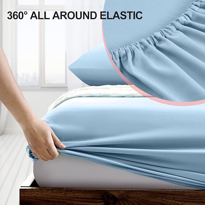 FreshCulture Full Fitted Sheet Only 2 Pack - Image 3