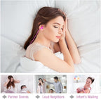Tondiamo 200 Pairs Ear Plugs Reusable Silicone Earplugs - Image 5