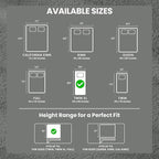 Twin XL Size Mattress Protector Waterproof, Premium 200 GSM Terry Mattress Cover - Image 3