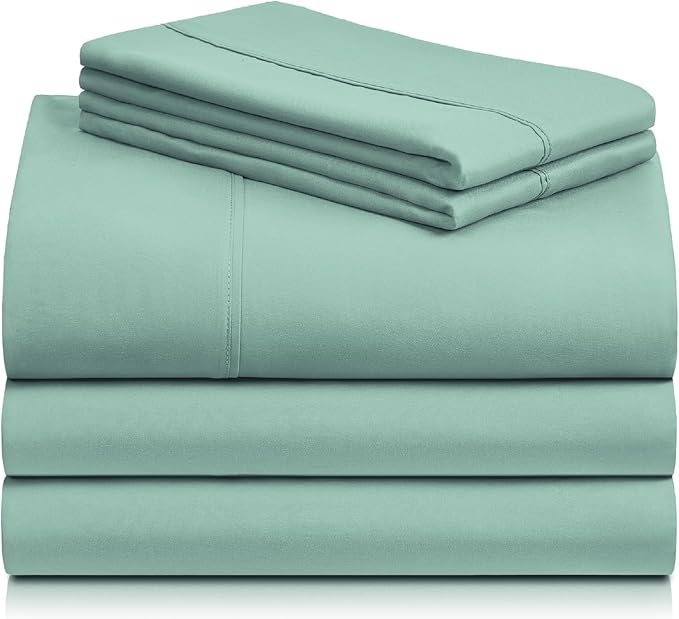 LuxClub 5 PC Split King Sheet Set Bed Sheets Deep Pockets 18" Eco Friendly - Image 8