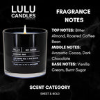 Lulu Candles | Espresso Bean | Luxury Scented Soy Jar Candle | Hand Poured in - Image 3