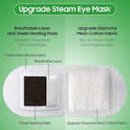 BeHoomi Steam Eye Mask, Self Heating Disposable SPA Warm Compress - Image 4
