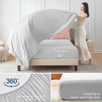 Sasttie California King Comforter Set, 7 Pieces Reversible Cal King Bed in a Bag - Image 4