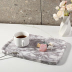 Karibiber Luxury Marble Vanity Tray, Bathroom Tray Countertop, Calacatta - Image 8