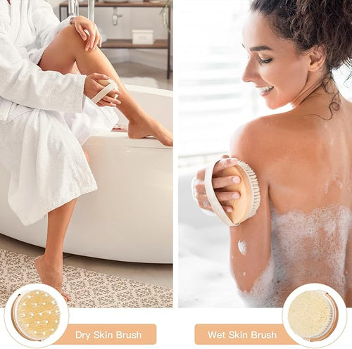 2 Pack Exfoliating Body Brushes - Image 2