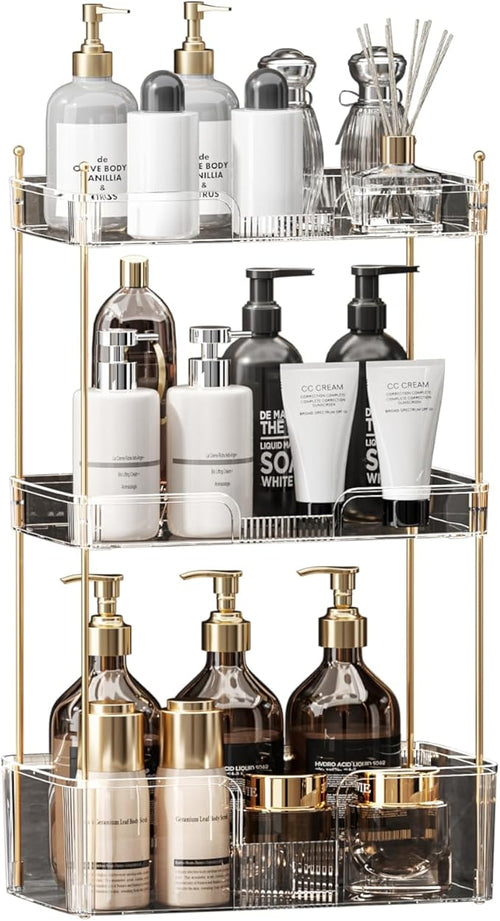Akinbas 3 Tier Bathroom Organizer Countertop Makeup Perfume Tray Skincare by AKINBAS