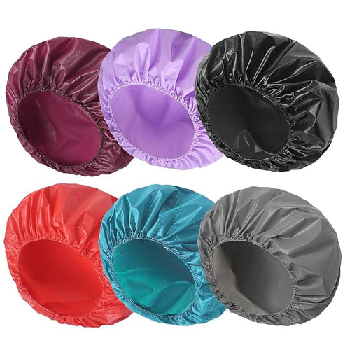 6 PCS Shower Caps for Women, Double Side Waterproof Shower Cap, Reusable by CHFONGDIRECT