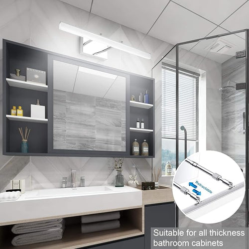 Aipsun 24 inch Modern LED Vanity Lights Adjustable Bathroom Vanity Light - Image 2