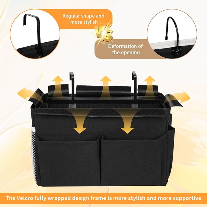 Bedside Storage Organizer 5 Pockets - Image 5