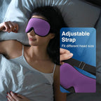 YFONG Weighted Sleep Mask, Women Men 3D Eye Mask Blocking Lights Sleeping Mask - Image 8