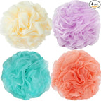 Fu Store Loofah Sponge Shower Loofahs 70g Bath Sponges Mesh Balls 4 Colors by FuStore