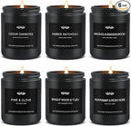 6 Pack Candles for Home Scented Aromatherapy Candles Gifts Set for Men by JXDLSQCandlesGiftsSets