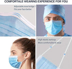 500 Pack Disposable Face Masks Blue Face Masks - Image 4