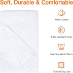 Amazon Basics Soft and Thick Cotton Hand Towels, 16 x 26 in - Image 2
