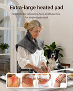 iDOO Electric Heating Pad for Back, FSA Eligible Items, Birthday Mothers Day - Image 2