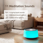 Kipcush Automatic Tibetan Singing Bowl Sound Machine, 11 Soothing Sound Therapy - Image 7