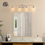 VONLUCE Bathroom Light Fixtures, 4-Light Vanity Light - Image 2
