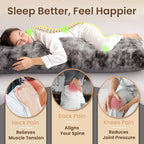 ZonLi Fluffy Body Pillow for Adults, Fuzzy Faux Fur Body Pillow - Image 4
