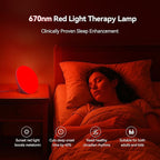 670nm Red Light Therapy Sleep Device & 10, 000 Lux Sun Lamp – Dual Function - Image 3
