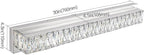 ZUZITO Modern Bathroom Light Fixtures Over Mirror 30 inch Crystal Chrome LED - Image 4
