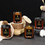 Teakwood & Mahogany Candles, Teakwood Mahogany Scented Candle, Natural Soy - Image 6