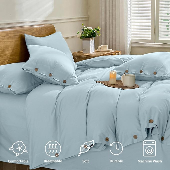 JELLYMONI Cotton Duvet Cover King Size - Image 4