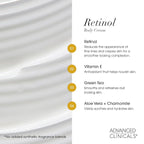 Advanced Clinicals Retinol Body Lotion & Face Moisturizer | Visible Anti Aging - Image 4