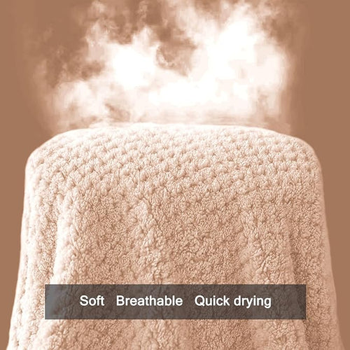 2 Pack Bath Towel Set, Lightweight Waffle Bath Towel Set, Microfiber Super Soft - Image 2