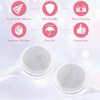 HINZIC 2 Pack Silicone Manual Facial Cleansing Brush, Skin Friendly Waterproof - Image 7