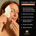 Gua Sha Bian Facial Stone With Jade Roller | Gua Sha Facial Tool Kit to Lift - Image 4