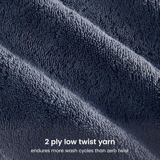 BIOWEAVES 100% Organic Cotton 700 GSM Luxury Bath Towels - Image 5
