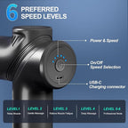 LEERCON Massage Gun Deep Tissue Electric Massagers Mini Massage Gun Travel - Image 3