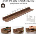 Fun Memories Picture Ledge Shelf, 24 Inch Floating Shelves Set of 2, Nursery - Image 5