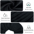 IVARYSS Super Towel Scrunchies for Drying Hair, Absorbent and Soft Microfiber - Image 2