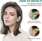 Swimming Ear Plugs for Adults, 3 Pairs Waterproof Reusable Silicone Swim - Image 4