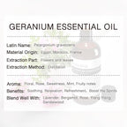 Geranium Essential Oil 100ML, 100% Pure Geranium Oils Aromatherapy Oil - Image 3