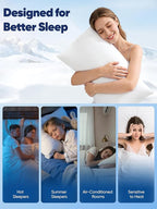 Avolare Cooling Pillow Cases Queen Size Set of 2, Arc-Chill 3.0 Cool Pillowcases - Image 5