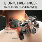 Bionic Heated Massager, Portable Shiatsu Neck and Back Massager, Electric Deep - Image 7